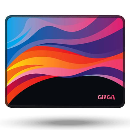 GIZGA essentials (44cm x 35cm Extended Gaming Mouse Pad, Laptop Desk Mat, Computer Mouse Pad with Smooth Mouse Control, Mercerized Surface, Antifray Stitched Embroidery Edges, Anti-Slip Rubber Base