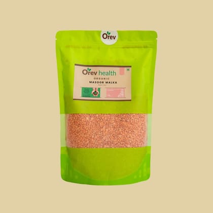 Orev Health Organic Masoor Malka - 1Kg