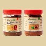 Orev Health Organic Red Stuffed Chilli Pickle and Mango Pickle - 800gm (400gm * 2pack)