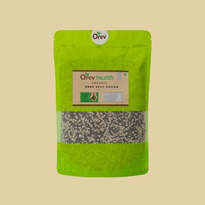 Orev Health Organic Urad Split Chilka - 1Kg