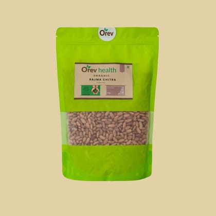 Orev Health Organic Rajma Chitra - 1Kg