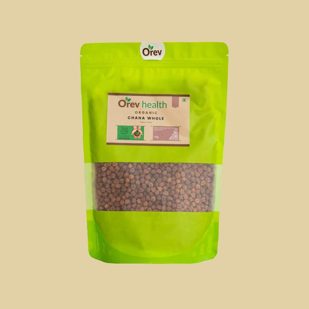 Orev Health Organic Chana Whole - 1Kg