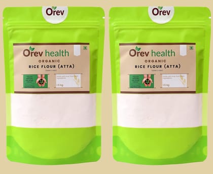 Orev Health Organic Rice Flour - 3Kg (1.5Kg * 2pack)