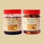 Orev Health Organic Lisoda Pickle and Shahi Lemon Pickle - 800gm (400gm * 2pack)