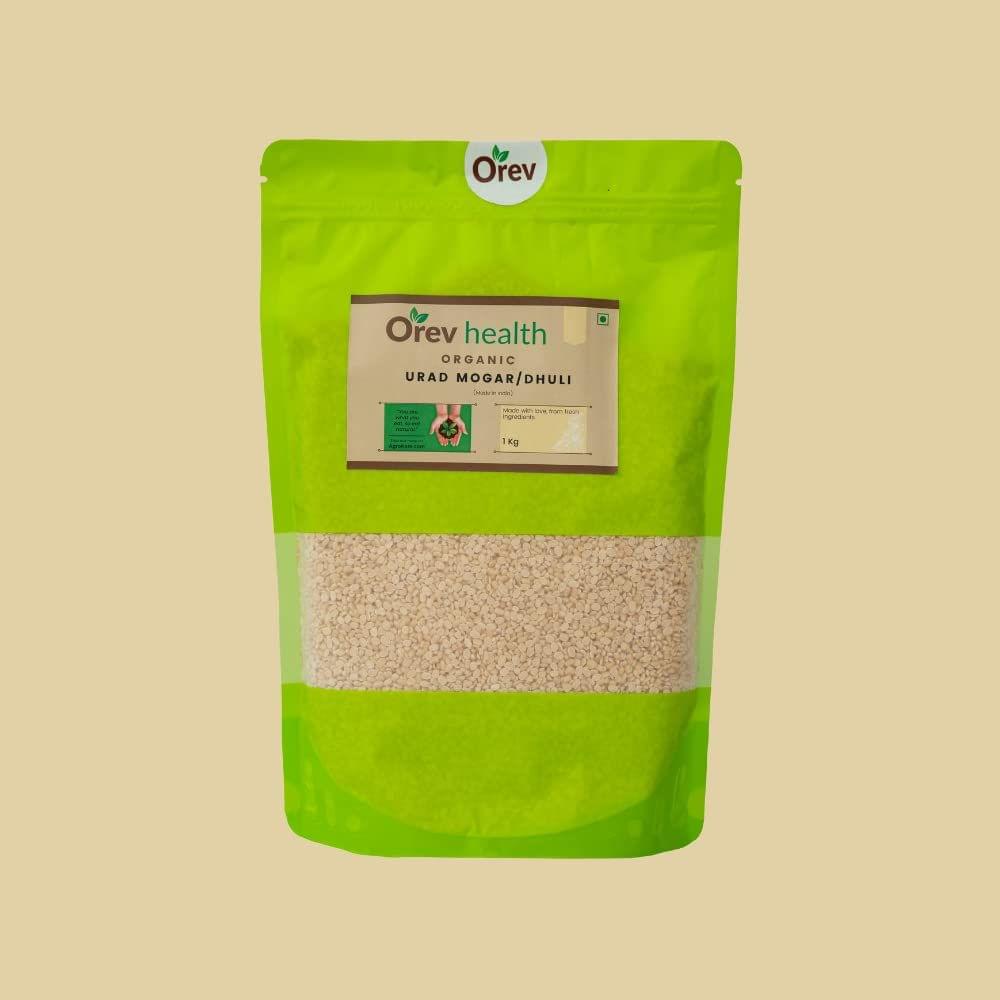 Orev Health Organic Urad Mogar Dhuli - 1Kg