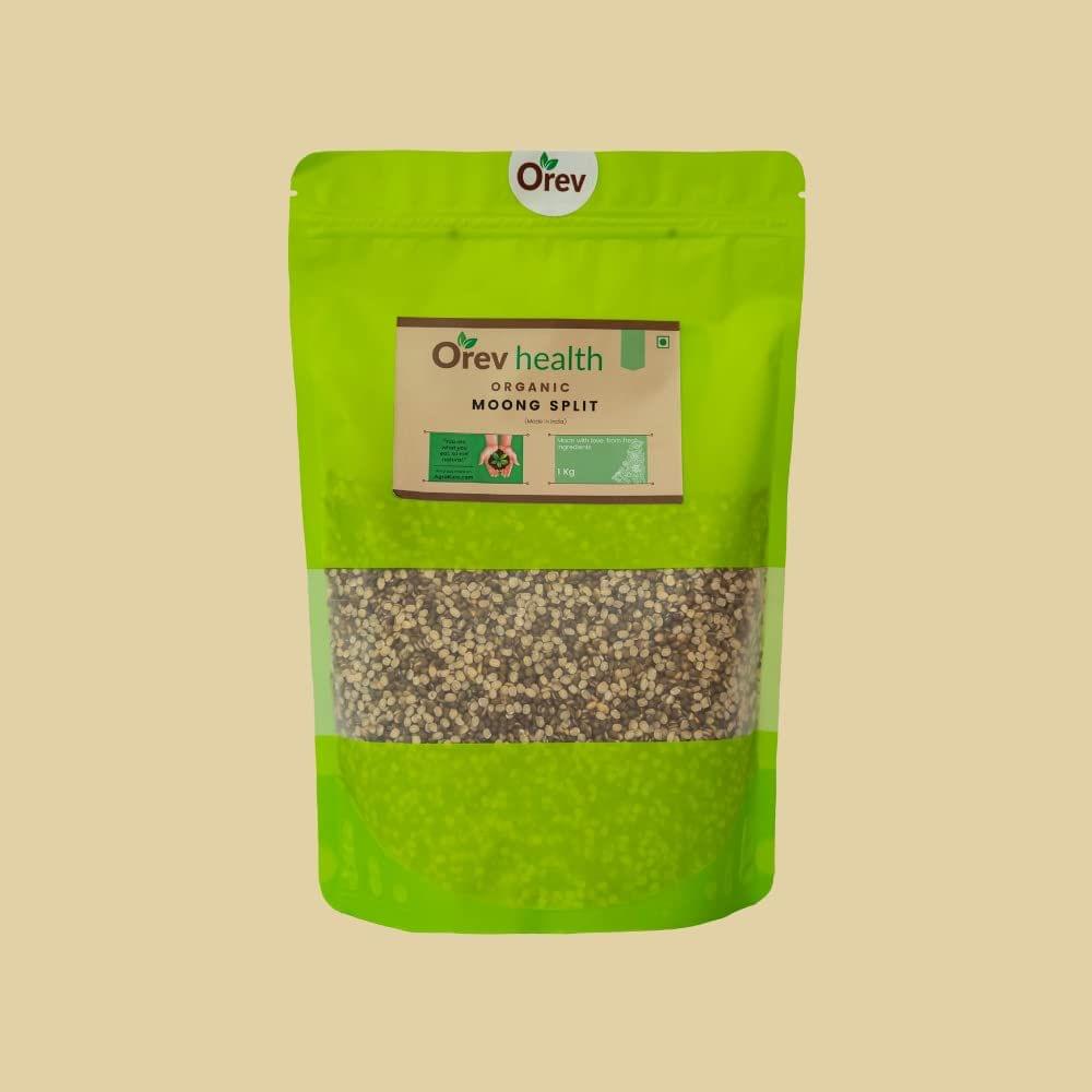 Orev Health Organic Moong Split - 1Kg