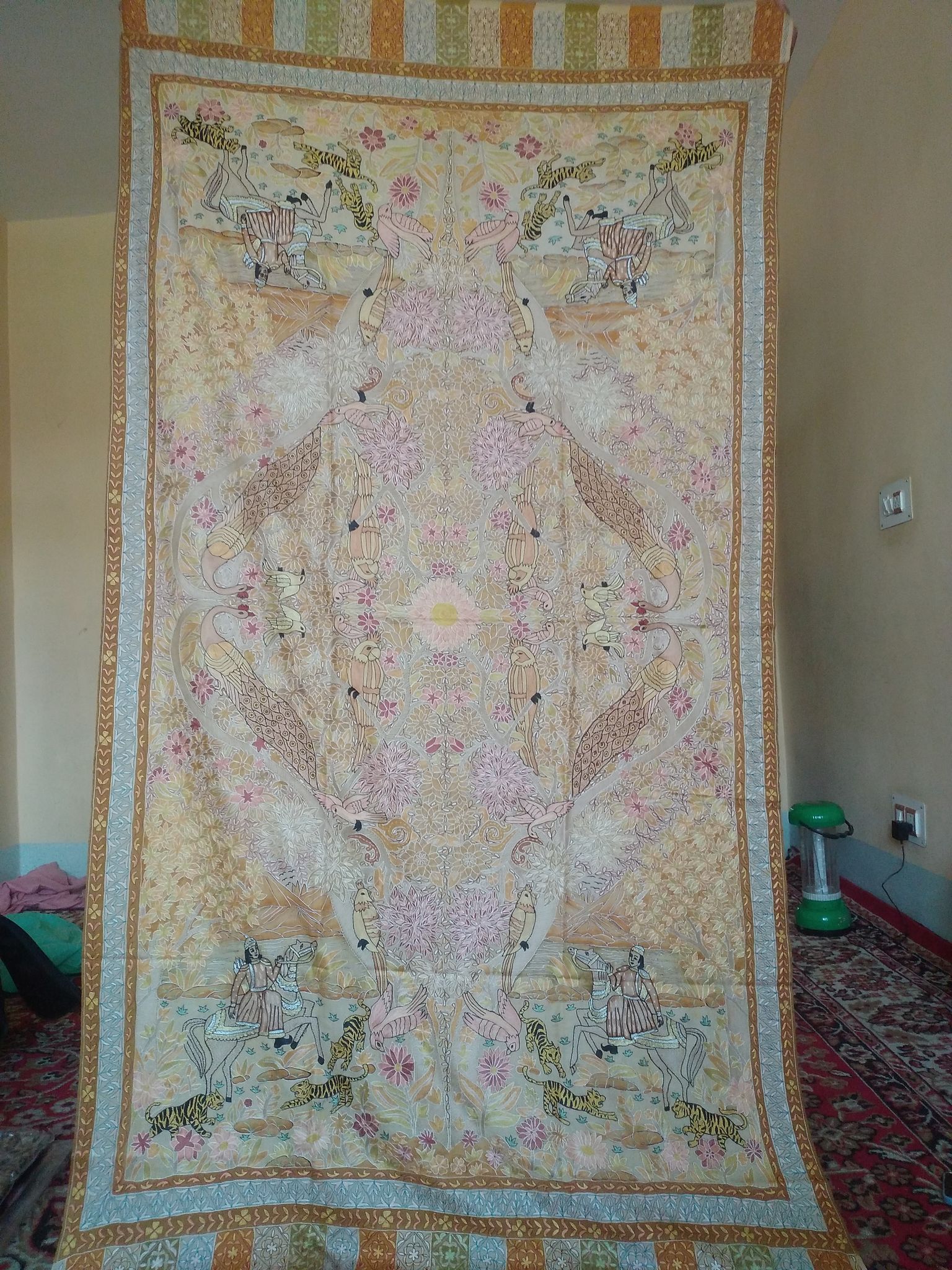 Shawl pashmina handmade kanihama