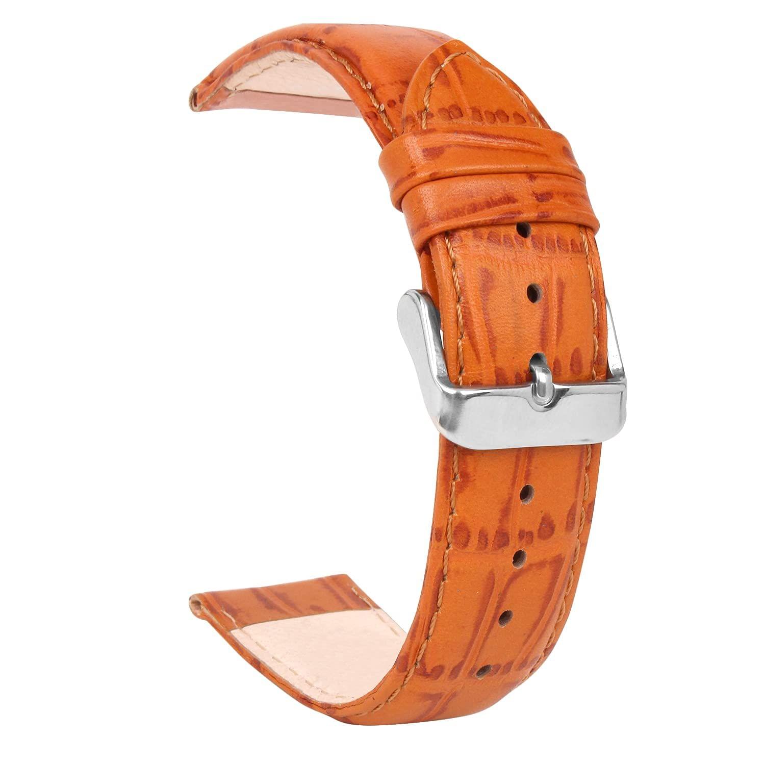Ritche Genuine 18mm Leather Watch Band Classic Vintage Quick Release  Leather Watch Strap (Toffee Brown), Valentine's day gifts for him or her |  Amazon.com
