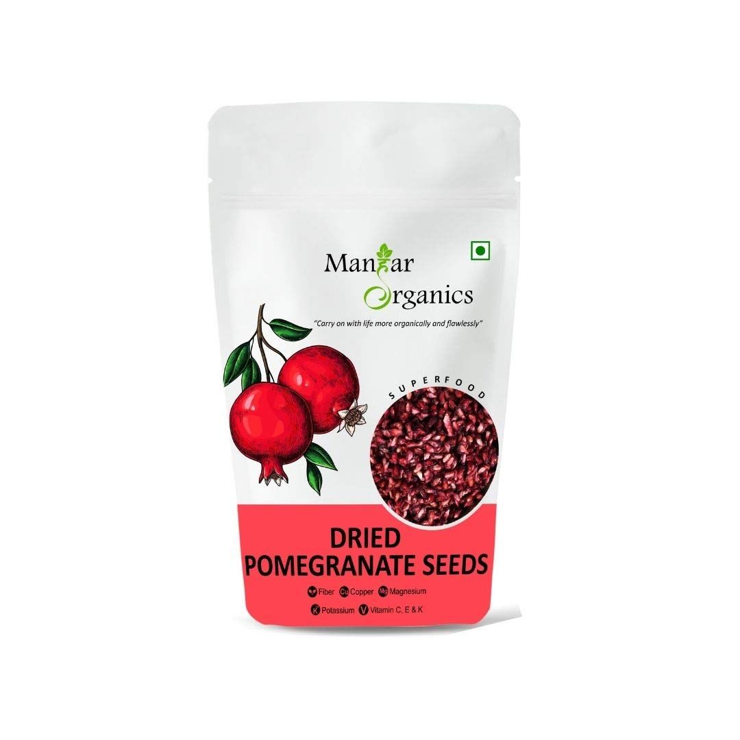 ManHar Organics Dried Pomegranate Seeds 1kg (Anardana/ Anar Beej) for Cooking / Immunity Booster / Beauty