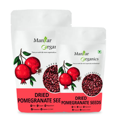 ManHar Organics Dried Pomegranate Seeds 750gm (Anardana/ Anar Beej) for Cooking / Immunity Booster / Beauty ( pack of 2, 500gm + 250gm )