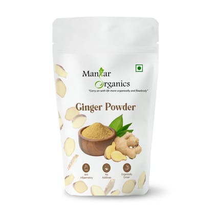 ManHar Organics Ginger Powder 100g | Saunth Powder | Dry Ginger Powder | High Gingerol Content | Fresh Dry Ginger Powder for Weight Loss (Ginger Powder, 100gm)