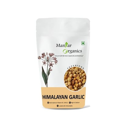 ManHar Organics Himalayan Garlic/Kashmiri Lehsun 1kg- Himalayan Single Clove Garlic for Strong Immunity & Diabetes