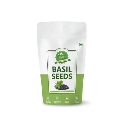 The Rabb's Secret - Raw Basil Seeds 200gm for Weight Management (Basil Seeds, 200gm)