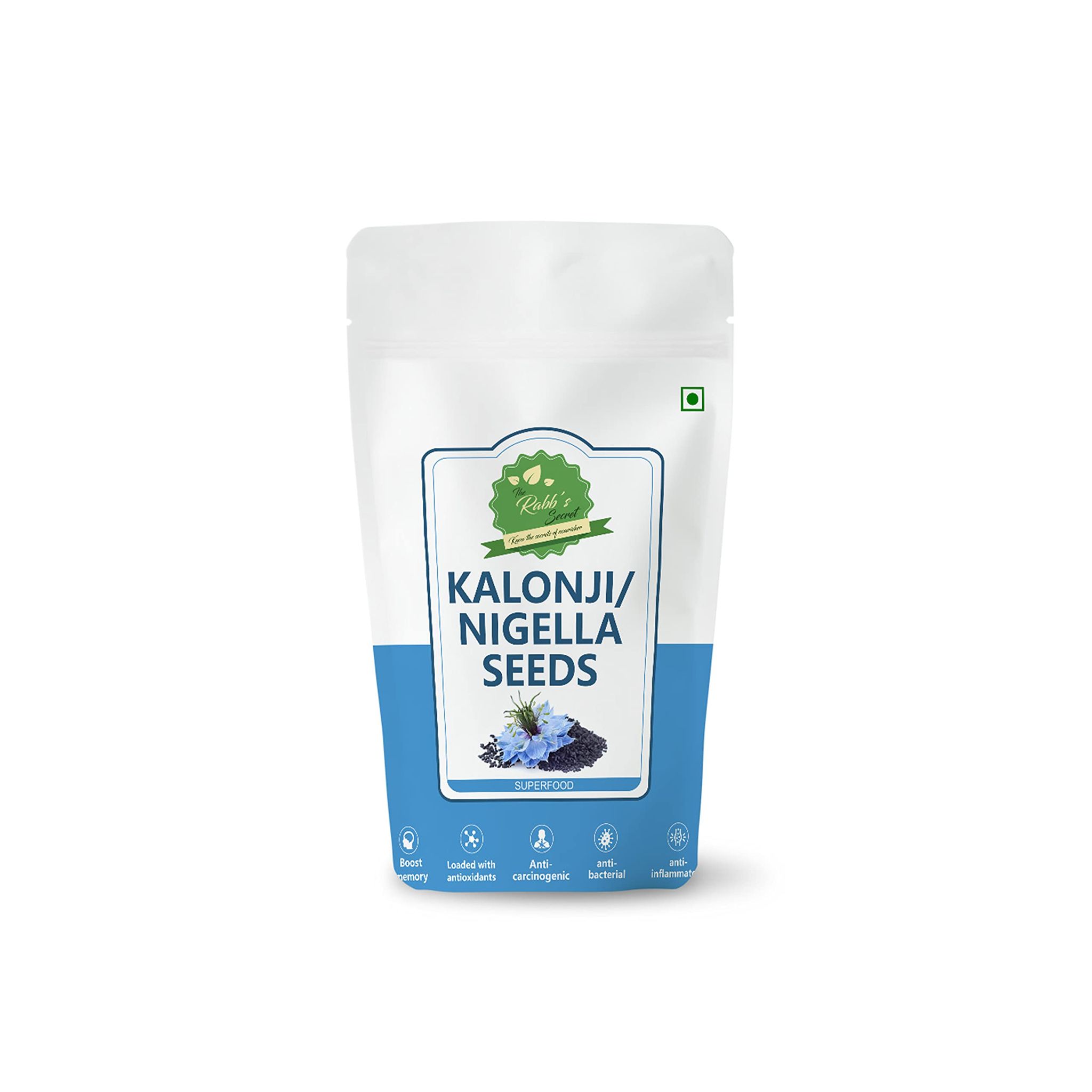 The Rabb's Secret - Nigella Seeds 400gm- Kalonji seeds for hair growth (Kalonji seeds, 400gm)