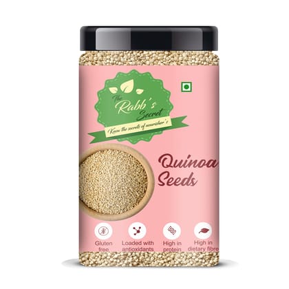 The Rabb's Secret Gluten Free Quinoa Seeds Jar 600gm for Weight Management (Quinoa Seeds, 600gm)