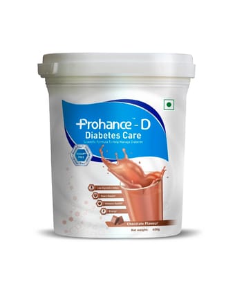 Prohance -D Diabetes Nutritional Supplement for Dietary Management Chocolate Sucrose Free