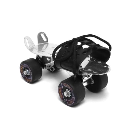 JJ JONEX Fibrol with Brake Adjustable Quad Roller Skates Suitable for Age Group 6 -15 Years (MYC)