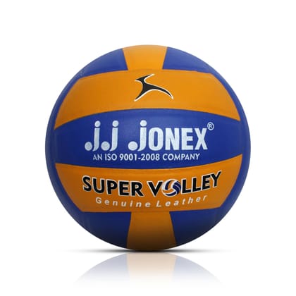 JJ JONEX Volleyball Super Volley Leather Moulded SIZE.4 (Multicolour) (MYC)