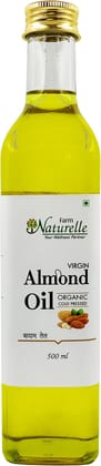 Farm Naturelle 100% Pure Almond Oil for Trusted Health Benefits of Entire Family. (500 Ml)