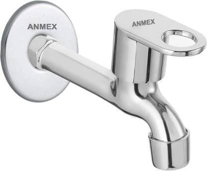 ANMEX SS MAXX Long body Tap for Kitchen and Bathroom SS Chrome Finish With Wall Flange SET OF 1