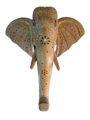 Woodz Art of Overseas Wooden Elephant Wall Decor