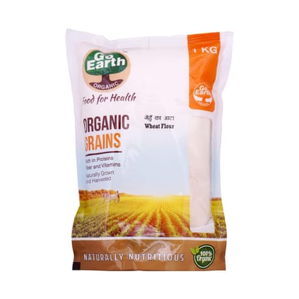 Go Earth Organic Wheat Flour, 1Kg