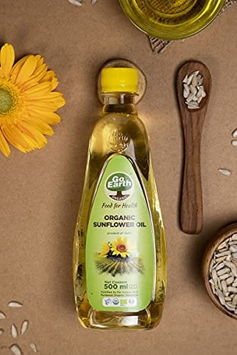 Go Earth Organic Sunflower Oil, 500ml