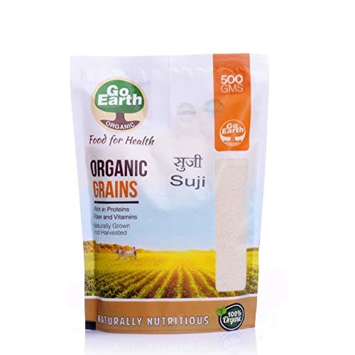 Go Earth Organic Suji/Semolina, 500g