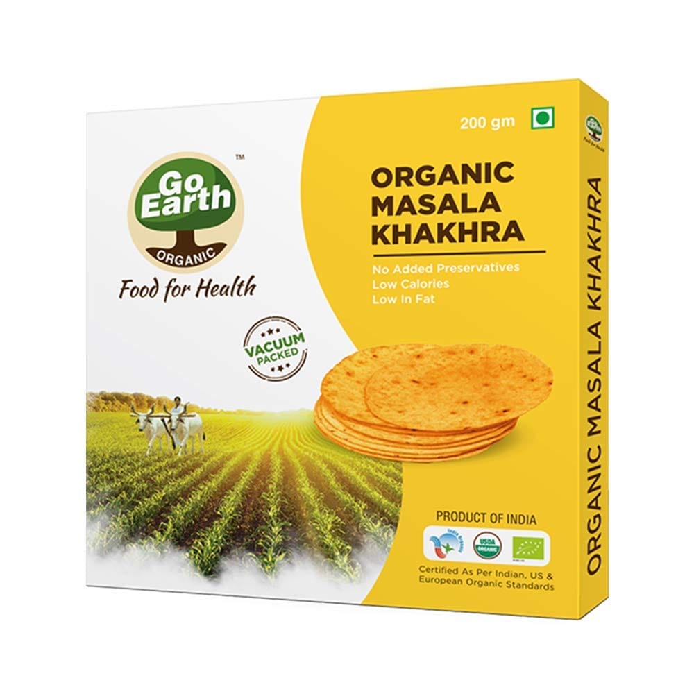 Go Earth Organic Masala Khakhra, 200gm