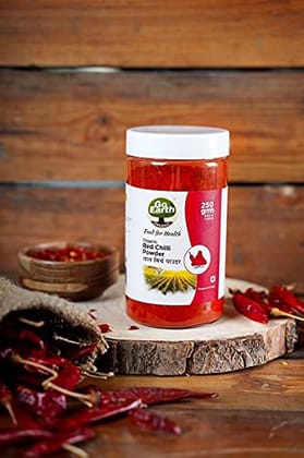 Go Earth Organic Lal mirch/Red Chilli Powder 250gm