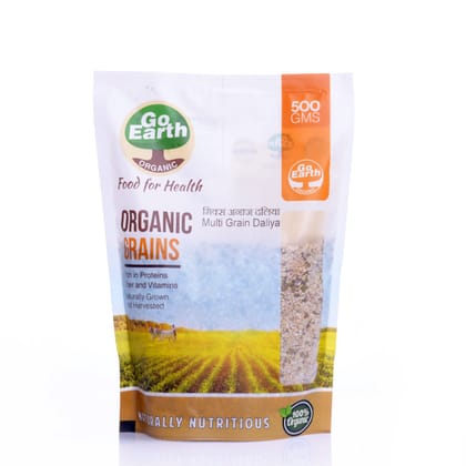 Go Earth Organic Multi Grain Dalia, 500gm