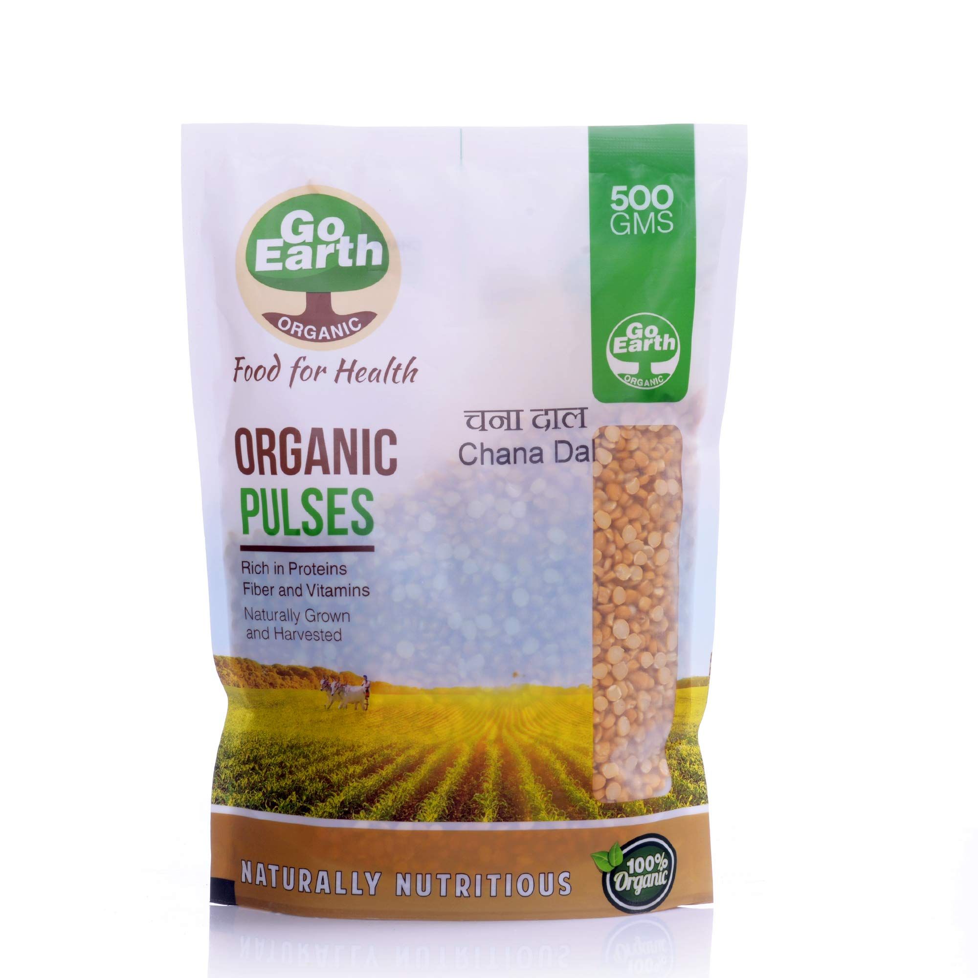 Go Earth Organic Chana Dal 500gm