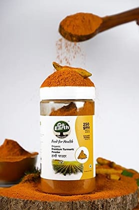 Go Earth Organic Haldi/Turmeric Powder, 250gm