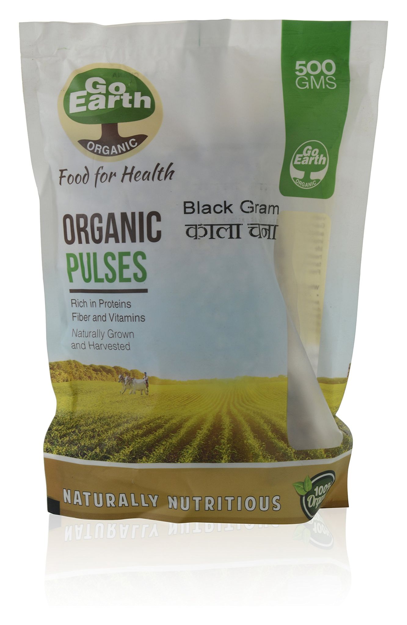 Go Earth Organic Kala Chana/ Black chickpeas, 500g