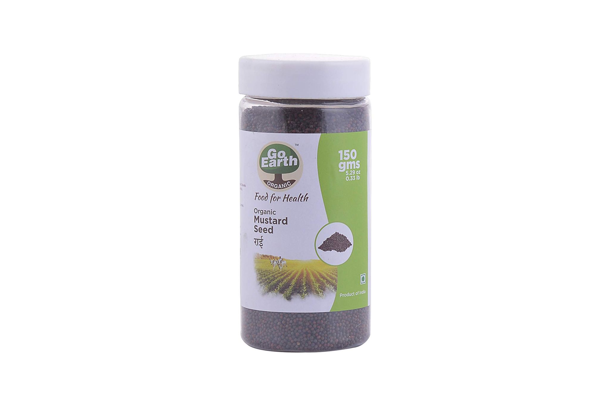 Go Earth Organic Mustard Seed/Rai, 150g