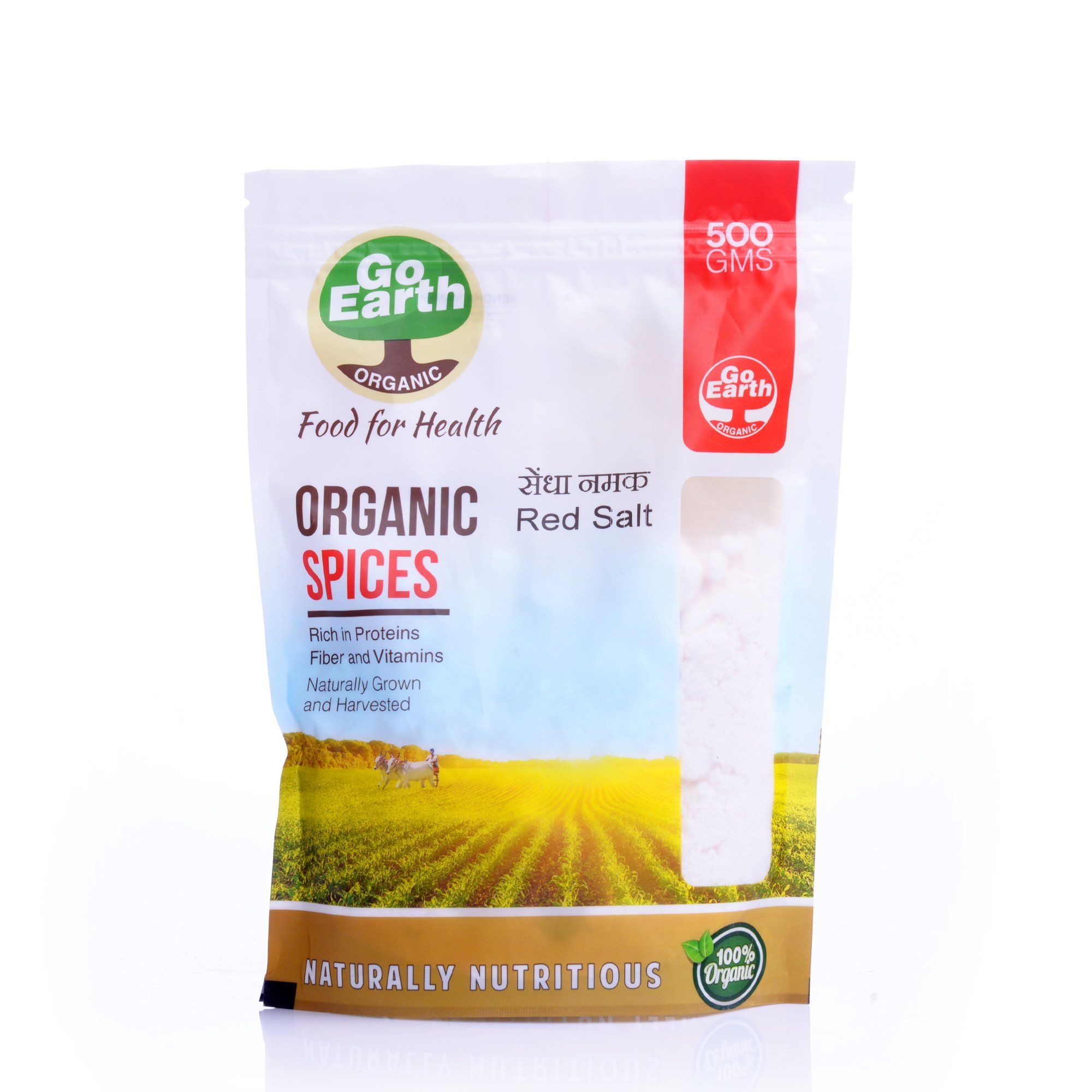 Go Earth Organic Sendha Namak,500g