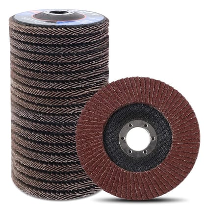 H9 Professional Flap Discs 4 Inch (100mm) Sanding Discs #60, 80,100,120 Grit Grinding Wheels Blades For Angle Grinder (Combo 8 Pcs (P60,80,100,120-2 Each Disc)