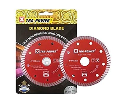 H9 XtraPower Super Thin Turbo 4 inch Cutting Blade 100 mm (SET OF 5PC)