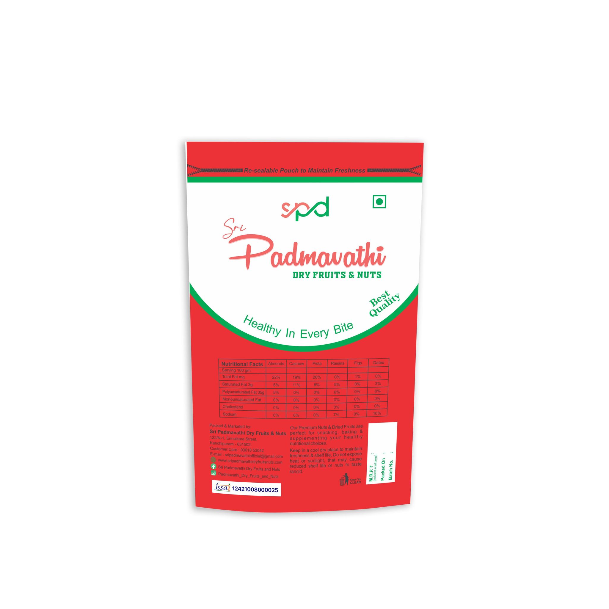 SRI PADMAVATHI DRY FRUITS & NUTS 100% Natural Dried Walnut | Premium Akrot | Unsalted(1000 gm)