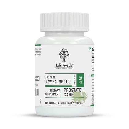 Life Aveda Premium Saw Palmetto- 60 capsules