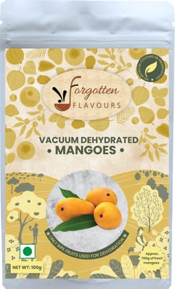 Forgotten Flavours Dehydrated Mango Candy | Fruit Candy | Vaccum Dehydrated | No Artificial Preservatives or Color | No Added Sulphur (Mid, 1)