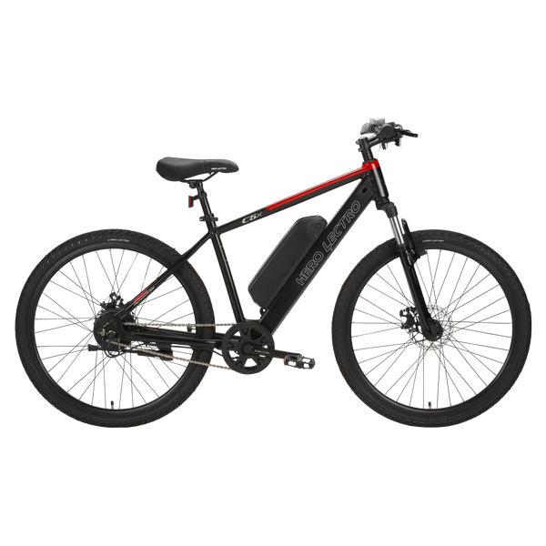 Hero Lectro C5X - Red and Black - E-Cycle