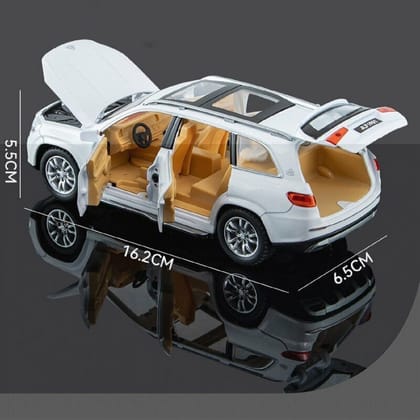 KTRS ENTERPRISE 1:24 Alloy Model Car Mercedes-Benz Gls 600 Maybach Die Casts Model  Sound/Light/Pull-Back Car Toys for Children Kids(Colour May Vary)