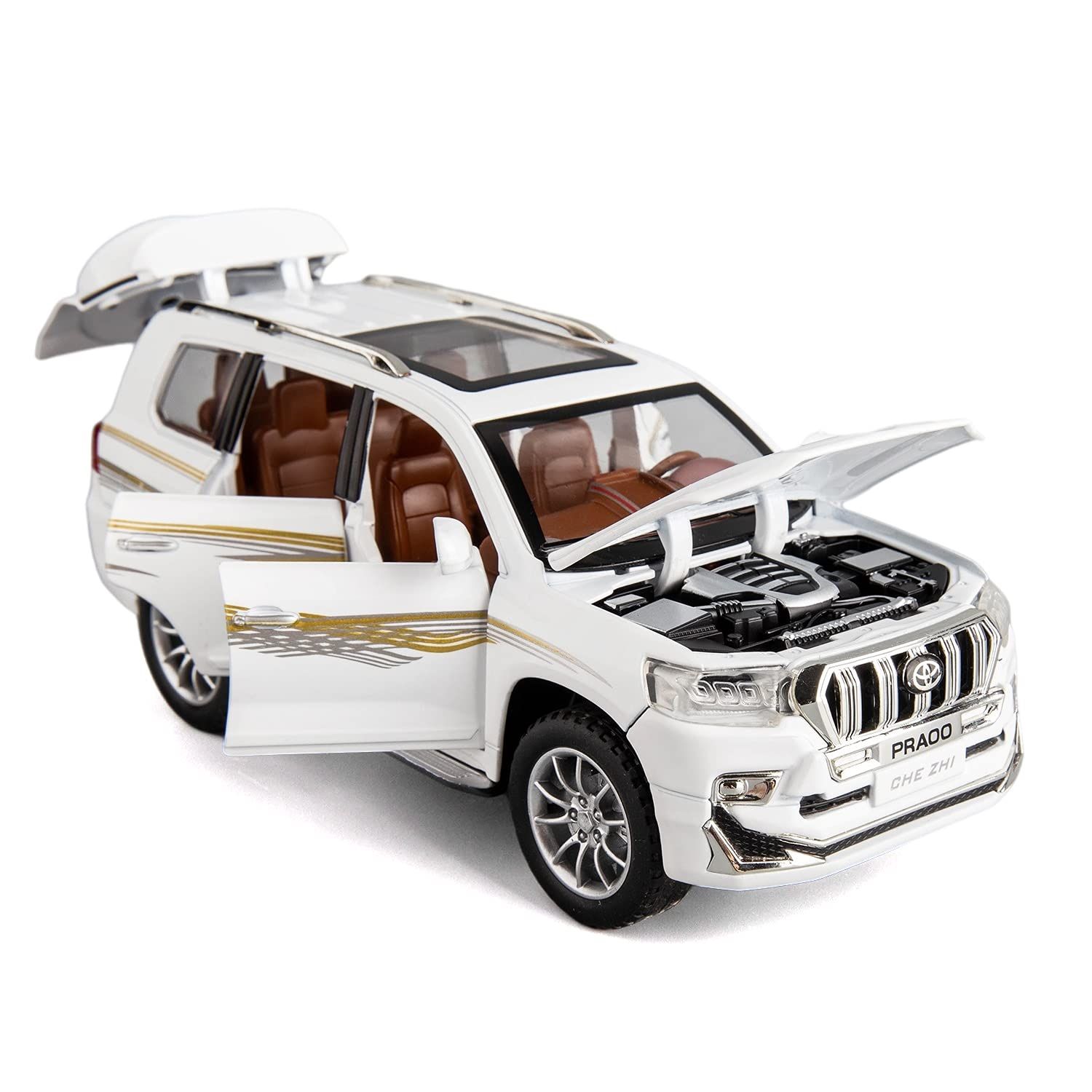 KTRS ENTERPRISE 1:24 for Alloy Car Model. Diecast Metal Toy Vehicles Car Model High Sound Light Collection Kids Toy Gift