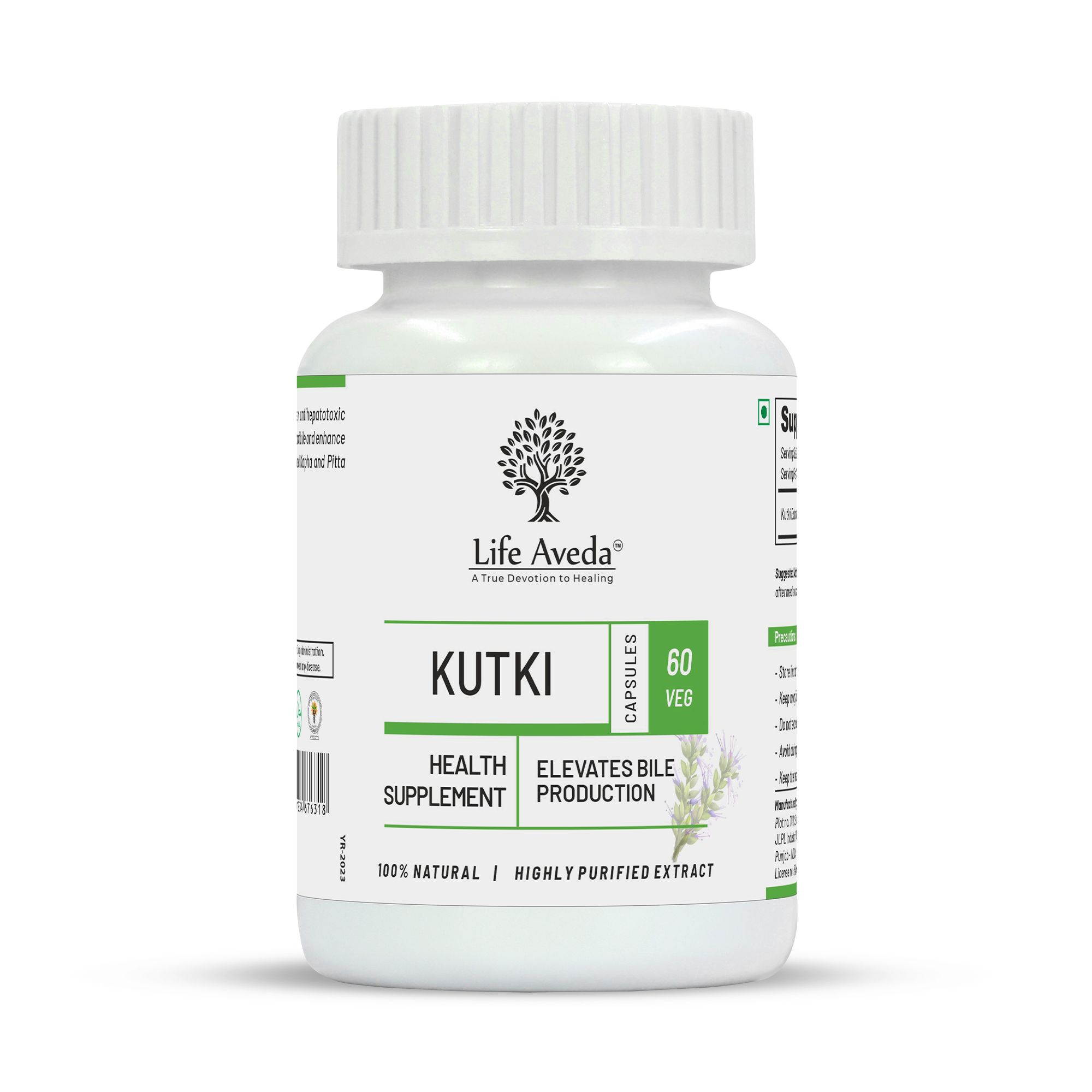 Life Aveda Kutki - 60 capsules