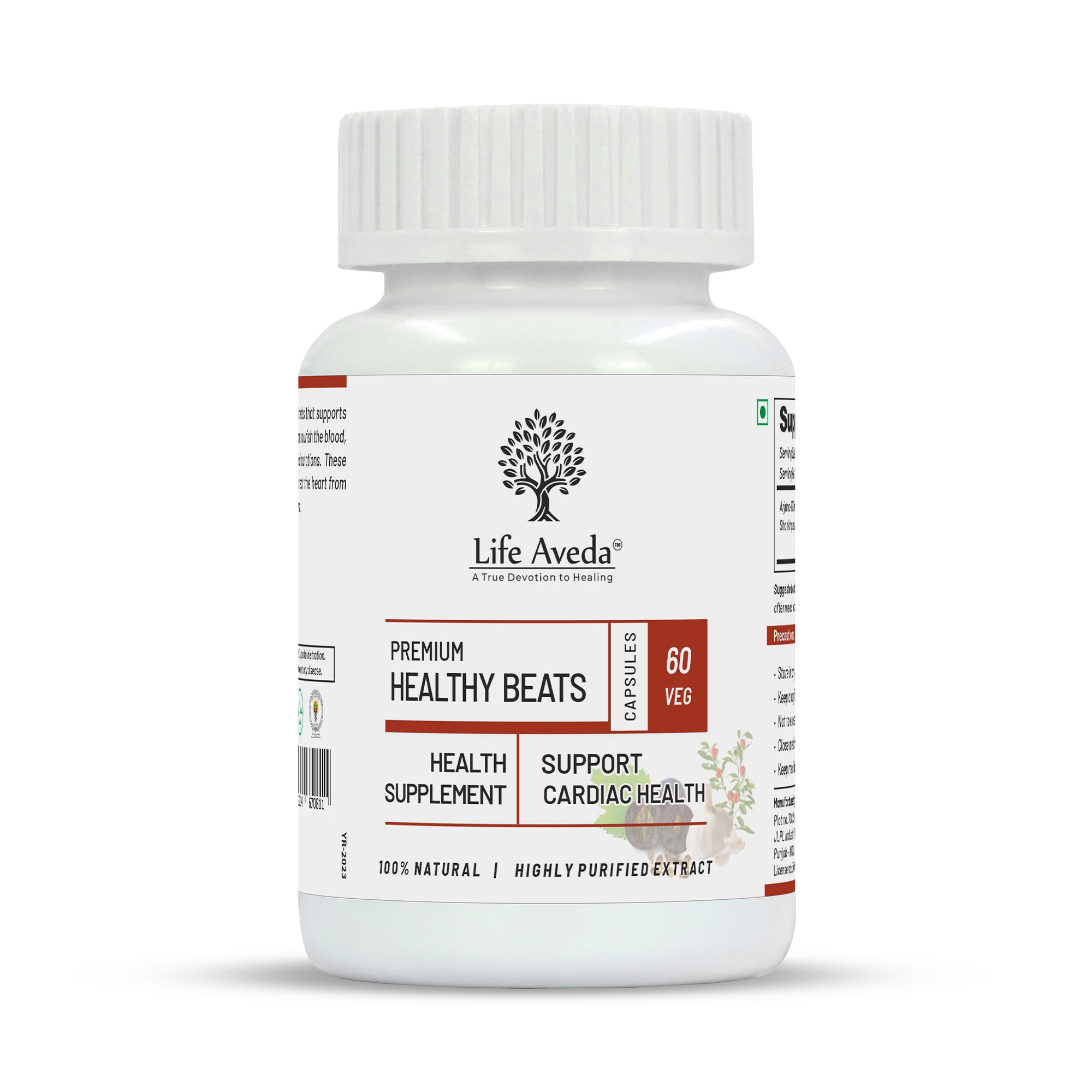 Life Aveda Premium Healthy Beats - 60 capsules