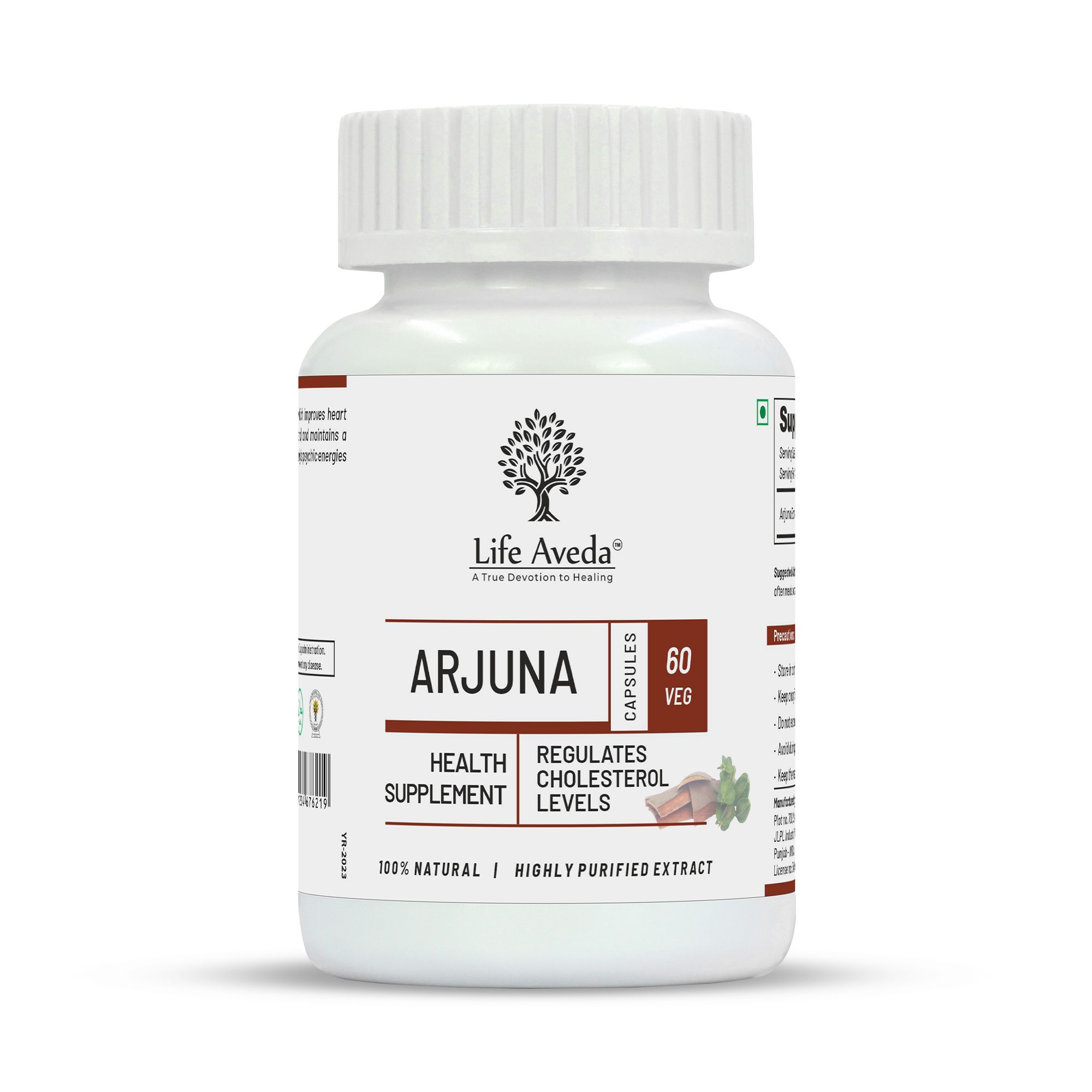 Life Aveda Arjuna - 60 Capsules