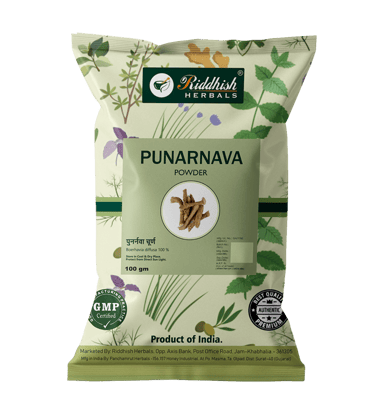 Riddhish Herbals Punarnava Powder (100 gm Each) - combo pack (3)