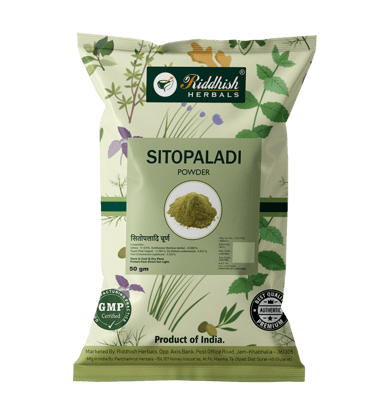 Riddhish Herbals Sitopaladi Powder (50 gm Each) - combo pack (3)