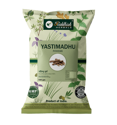 Riddhish Herbals Yastimadhu Powder(100 gm Each) - combo pack (3)